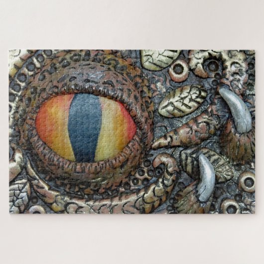 drakenoogpuzzel legpuzzel (Horizontaal)