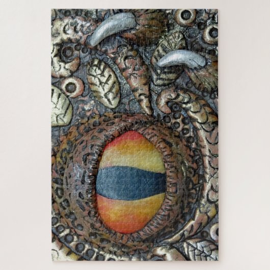 drakenoogpuzzel legpuzzel (Verticaal)