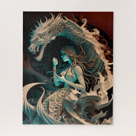 Drakenoppasser Legpuzzel (Verticaal)