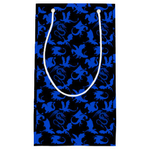 Drakenpatroon 02 blue.bwx4 Black Klein Cadeauzakje