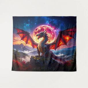 Drakenraster 001 wandkleed