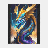 Drakenrijk 1 fleece deken (Voorkant)