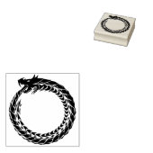 drakenringstempel 	rubberstempel (Gestempeld)