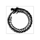 drakenringstempel 	rubberstempel (Afrduk)