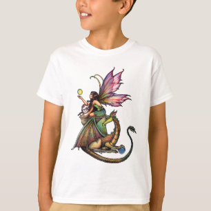 Drakens Bollen Fee en Draak door Molly Harrison T-shirt