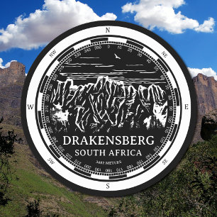 Drakensberg - Zuid-Afrika Ronde Kartonnen Onderzetter