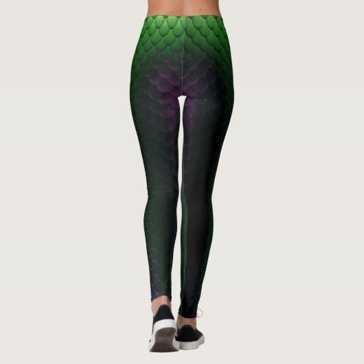 Drakenschalen Leggings (Achterkant)