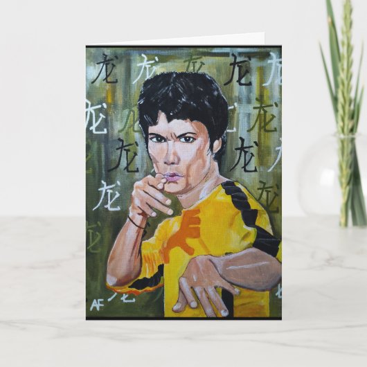 Drakenschilderij van Alfred Fox Kaart (Voorkant)