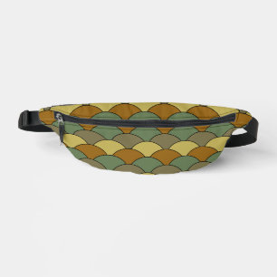 Drakenschubben, waaier, golven, Seigaiha, camoufla Heuptasje