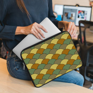 Drakenschubben, Waaiers, Golven, Seigaiha, Camoufl Laptop Sleeve