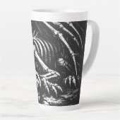 Drakenskelet — door BurnsInHell Latte Mok (Rechterhoek)