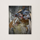 Drakenslag bij de rivier legpuzzel (Verticaal)