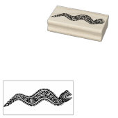 drakenslang kunststempel rubberstempel (Gestempeld)