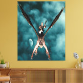 Drakenslied Canvas Afdruk (Insitu (Woonkamer))