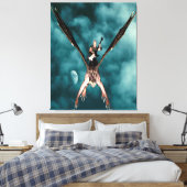 Drakenslied Canvas Afdruk (Insitu (Slaapkamer))
