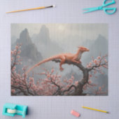 Drakensprookje in het voorjaar tissuepapier (Craft)