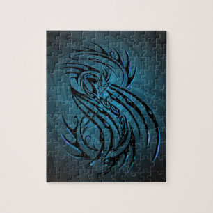 drakenstammenpuzzel cool tattoo legpuzzel