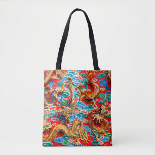 Drakentempel canvas tas