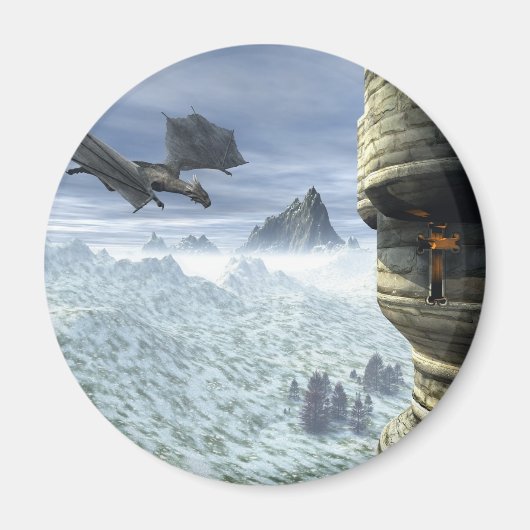 Drakentower Magneet (Voorkant)