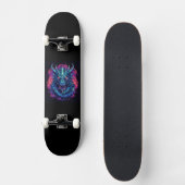 Drakenturkoois Skateboard (Voorkant)