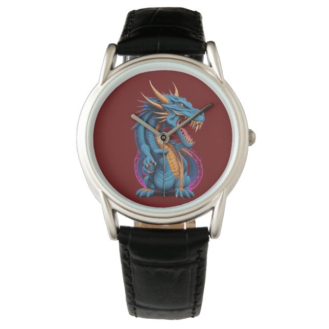 Drakenvector Horloge (Voorkant)