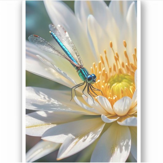 Drakenvliegbloem Sticker (Voorkant)