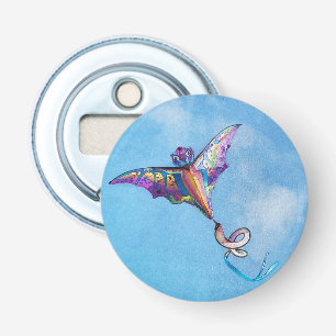 Drakenvlieger Button Flesopener