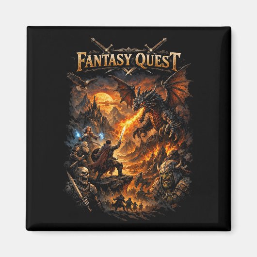 Drakenvuur Quest Magneet (Voorkant)