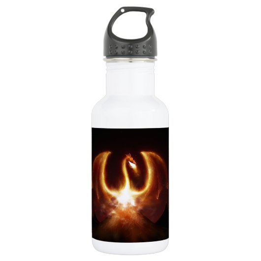 drakenvuur waterfles (Voorkant)