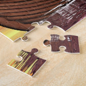 Drakkar- of wandelschip - 3D-weergave Legpuzzel (Zijkant)