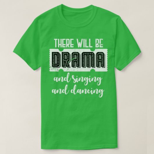 Drama Actor Theater T-shirt (Design voorkant)