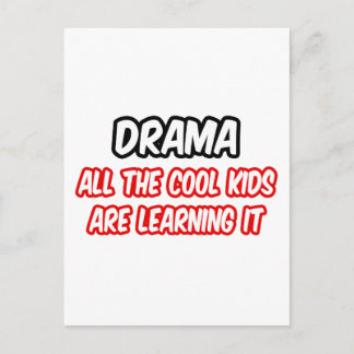 Drama...alle coole Kinderen leren het Briefkaart