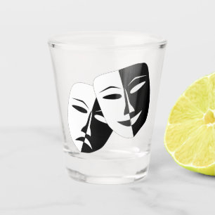 drama comedy en tragisch glas
