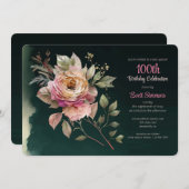 Drama en romantiek uitnodiging (Voorkant / Achterkant)