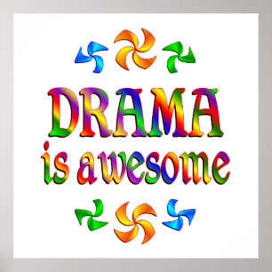 Drama is Geweldige Poster