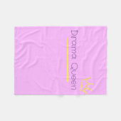 Drama Koningin Fleece Deken (Voorkant (Horizontaal))