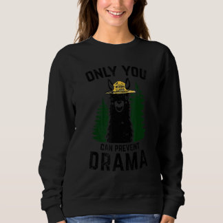 Drama Llama Alleen jij kunt drama sarcastisch voor Trui
