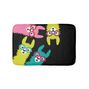 Drama Llama Colorful Camelid Bath Mat