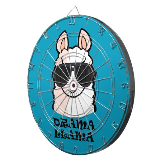 Drama Llama Dartbord (Voorkant Rechts)