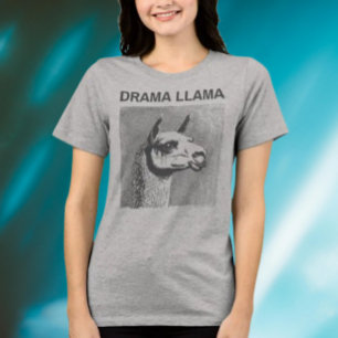 Drama Llama Grappig Grafisch T-shirt