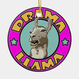 Drama Llama Keramisch Ornament