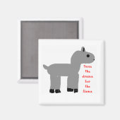 Drama Llama Magnet Magneet (Voorkant / Achterkant)