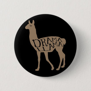 Drama Llama Ronde Button 5,7 Cm