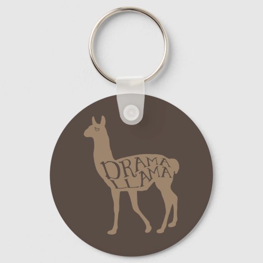 Drama Llama Sleutelhanger (Voorkant)