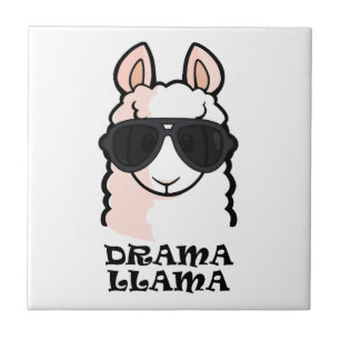 Drama Llama Tegeltje