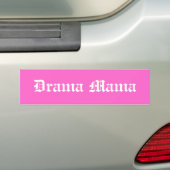 Drama Mama Bumpersticker (Op auto)
