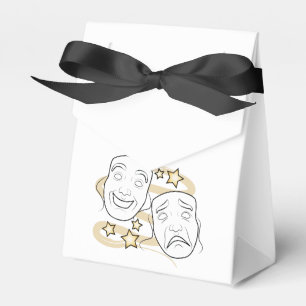 Drama maskers comedy en tragedie bedankdoosjes