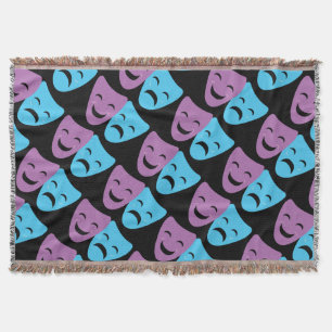Drama maskers deken