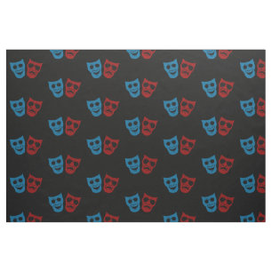 Drama-maskers met zonnebril stof