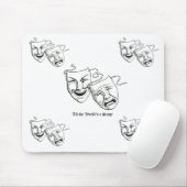 drama maskers muis muismat (Met muis)